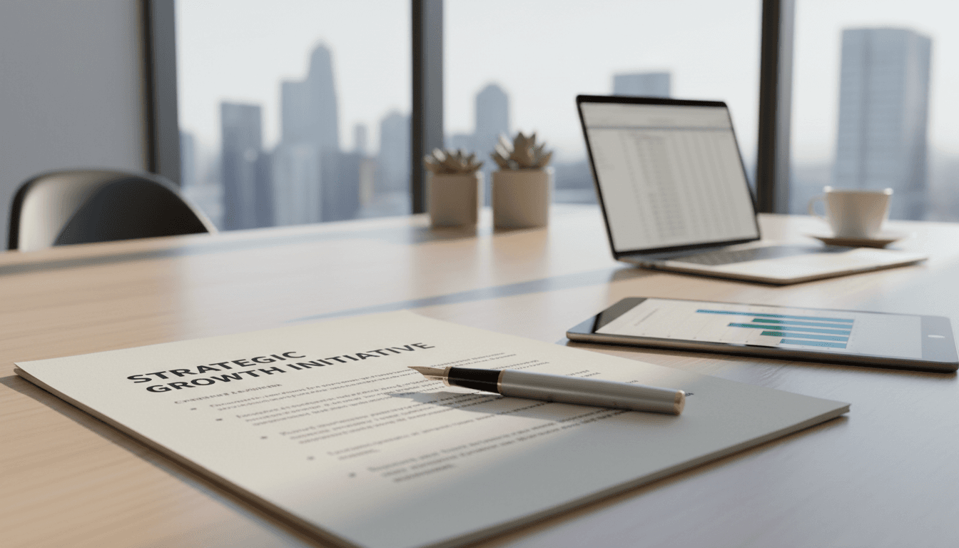 Terms of service document on desk
