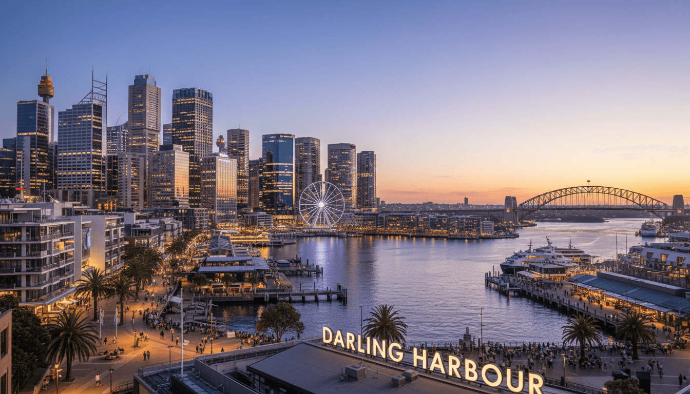 Darling Harbour area near conference venue
